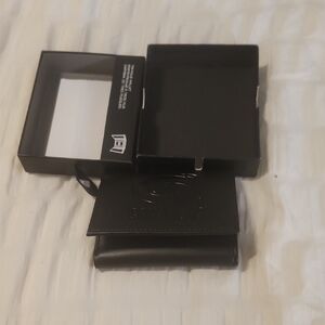 Black Canadiens Leather Wallet